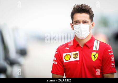 # 16 Charles Leclerc (MON, Scuderia Ferrari Mission winnow), F1 Grand Prix von Ungarn auf dem Hungaroring am 31. Juli 2021 in Budapest, Ungarn. (Foto von HOCH ZWEI) Stockfoto