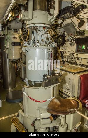 Den Helder, Niederlande. 30. Juli 2021. Das Innere eines U-Bootes. Hochwertige Fotos Stockfoto