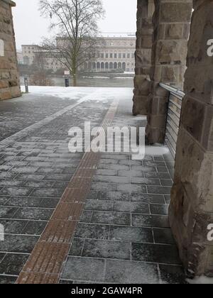 Mülheim-Ruhr im Winter Stockfoto