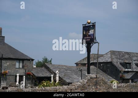 Jamaica Inn auf Bodmin Moor Blick im Freien Stockfoto