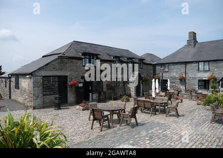 Jamaica Inn auf Bodmin Moor Blick im Freien Stockfoto