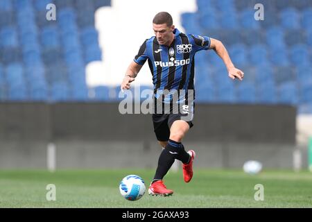 Bergamo, Italien, 31. Juli 2021. Robin Gosens von Atalanta während des Vorsaison-Freundschaftsspiel im Gebiss-Stadion in Bergamo. Bildnachweis sollte lauten: Jonathan Moscrop / Sportimage Stockfoto