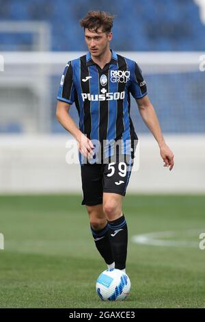 Bergamo, Italien, 31. Juli 2021. Aleksej Miranchuk von Atalanta während des Vorsaison-Freundschaftsspiel im Gewiss Stadium, Bergamo. Bildnachweis sollte lauten: Jonathan Moscrop / Sportimage Stockfoto