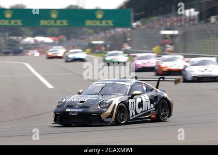 Budapest, Ungarn. August 2021. # 11 Florian Latorre (F, CLRT), Porsche Mobil 1 Supercup beim Hungaroring am 1. August 2021 in Budapest, Ungarn. (Foto von HOCH ZWEI) Quelle: dpa/Alamy Live News Stockfoto