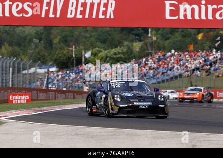 Budapest, Ungarn. August 2021. # 12 Marvin Klein (F, CLRT), Porsche Mobil 1 Supercup auf dem Hungaroring am 1. August 2021 in Budapest, Ungarn. (Foto von HOCH ZWEI) Quelle: dpa/Alamy Live News Stockfoto