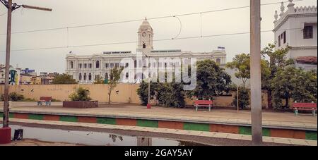 The Ripon Building Chennai Corporation Chennai Tamil Nadu feine neoklassische Architektur gotische ionische korinthische Stockfoto