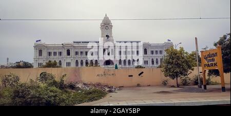 The Ripon Building Chennai Corporation Chennai Tamil Nadu feine neoklassische Architektur gotische ionische korinthische Stockfoto