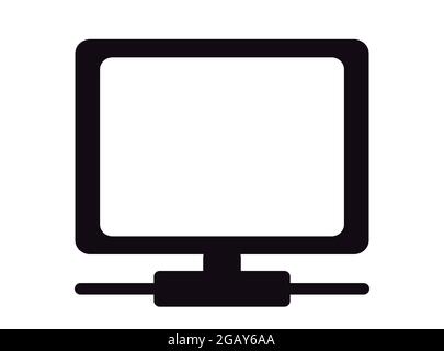 Einzelbilder der Kommunikation mit dem PC und Stock Vektor