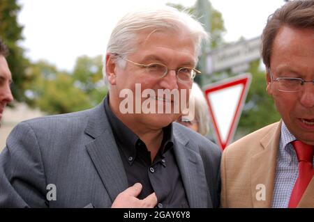 SPD Wahlveranstaltung in Zehlendorf - Frank Walter Steinmeier Stockfoto