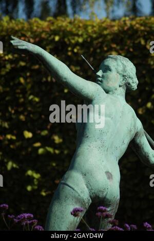Der Speerwerfer von Ernst Seger im Gruga Park Essen am 18.09.2020 Stockfoto
