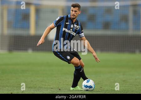 Bergamo, Italien, 31. Juli 2021. Remo Freuler von Atalanta während des Vorsaison Freundschaftsspiel im Gebiss Stadion, Bergamo. Bildnachweis sollte lauten: Jonathan Moscrop / Sportimage Stockfoto