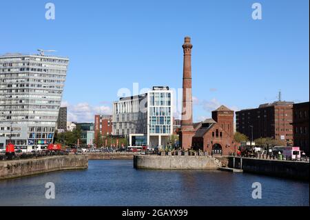 Hartley Quay in Liverpool Stockfoto