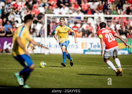 Vejle, Dänemark. August 2021. Sigurd Rosted (4) von Broendby, WENN er während des 3F Superliga-Spiels zwischen Vejle Boldklub und Broendby IF im Vejle Stadion in Vejle gesehen wurde. (Foto: Gonzales Photo/Alamy Live News Stockfoto