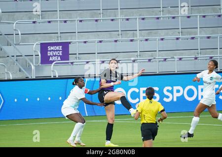 Orlando, Florida, USA, 14. April 2021, Gotham FC im Exporia Stadium gegen den Orlando Pride (Bildnachweis: Marty Jean-Louis) Stockfoto