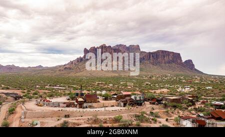 Goldfield Geisterstadt in Arizona östlich von Phoenix Stockfoto