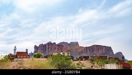 Geisterstadt in Arizona östlich von Phoenix Stockfoto