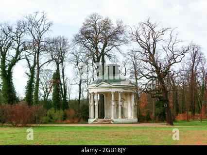 Tempel der Freundschaft, kleiner Rundtempel im Sanssouci Park in Potsdam Deutschland Stockfoto