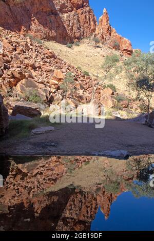 Simpsons Gap, Tjoritja/West MacDonnell National Park Stockfoto