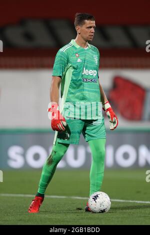 Monza, 31. Juli 2021. Wojciech Szczesny von Juventus beim Vorsaison-Freundschaftsspiel im U-Power Stadium, Monza. Bildnachweis sollte lauten: Jonathan Moscrop / Sportimage Stockfoto