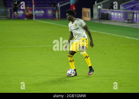 Orlando, Florida, USA, 12. Mai 2021, Columbus SC stellt sich dem FC Toronto im Exploria Stadium in Orlando, Florida, USA, gegenüber (Foto: Marty Jean-Louis) Stockfoto