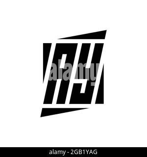 AY Logo-Monogramm mit moderner Konzept-Design-Vorlage isoliert auf weißem Hintergrund Stock Vektor
