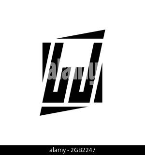 LJ Logo-Monogramm mit modernem Konzept Design Vorlage isoliert auf weißem Hintergrund Stock Vektor