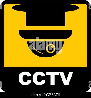 Vektorvorlage für CCTV-Logo-Design Stock Vektor