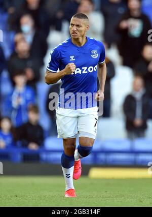 Aktenfoto vom 19-05-2021 von Evertons Richarlison. Montag, 2. August 2021. Stockfoto