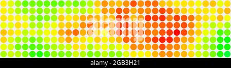Abstrakte geometrische Farbpixel generative Kunstdarstellung Stock Vektor