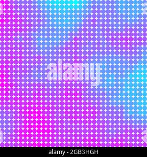 Abstrakte geometrische Farbpixel generative Kunstdarstellung Stock Vektor