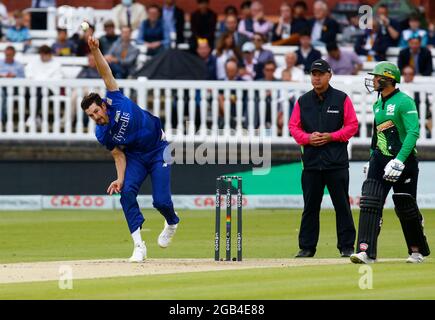 LONDON, ENGLAND - 01. AUGUST: Ks8 während der Hundert zwischen London Spirit Men und Southern Brave Men im Lord's Stadium, London, UK am 21. August 2 Stockfoto