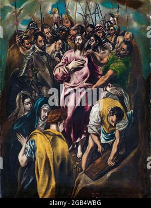 El Greco, die Entrobung Christi, Gemälde, um 1600 Stockfoto