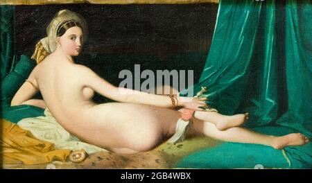 Jean Auguste Dominique Ingres, Odalisque, Porträtmalerei, um 1830 Stockfoto