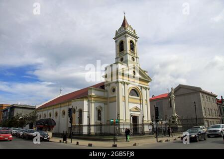 Kathedrale Des Heiligen Herzens, Punta Arenas, Patagonien, Chile Stockfoto