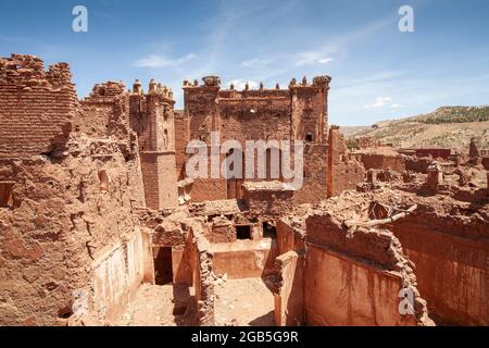 Telouet Kasbah, In Der Nähe Von Ouarzazate, Marokko Stockfoto