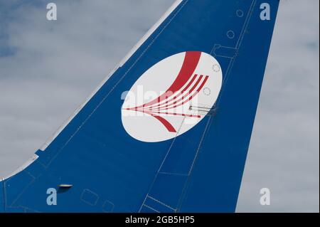 Minsk, Weißrussland - 5. Juni 2021: Belarussische Luftfahrt. Stockfoto