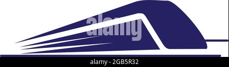 Eisenbahn Zug Logo Design Vektor Vorlage Stock Vektor