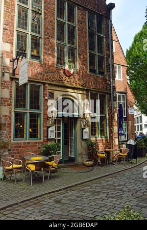 Geographie / Reisen, Deutschland, Hansestadt Bremen, Schnoor-Viertel, ADDITIONAL-RIGHTS-CLEARANCE-INFO-NOT-AVAILABLE Stockfoto