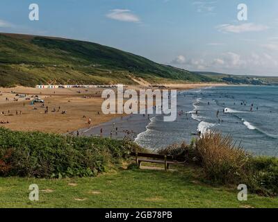 Woolacombe, North Devon, England, UK Stockfoto