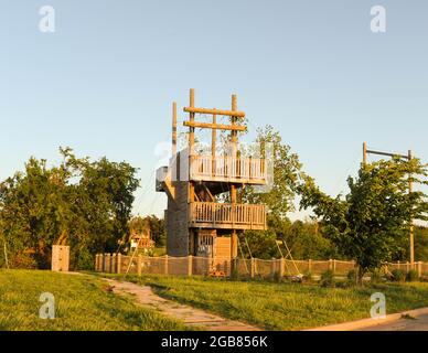 Lake Overholser und Stinchcomb Wildlife Refuge, Oklahoma City, OK. Stockfoto