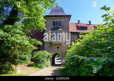 Torturm, Schaumburg, Rinteln, Niedersachsen, Deutschland Stockfoto