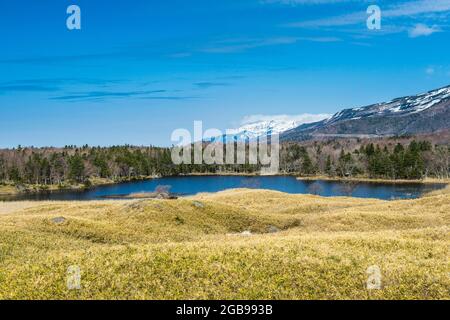 Shiretoko Goko Lakes, UNESCO Welterbe Sehenswürdigkeit Shiretoko Nationalpark, Hokkaido, Japan Stockfoto