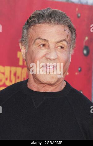 Los Angeles, Kalifornien, USA. August 2021. Sylvester Stallone 08/02/2021 die Premiere von „The Suicide Squad“ im Regency Village Theatre in Los Angeles, CA Foto von Izumi Hasegawa/HollywoodNewsWire.net Quelle: Hollywood News Wire Inc./Alamy Live News Stockfoto