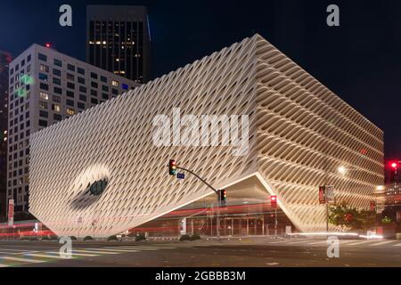 The Broad Museum, Downtown, Los Angeles, Kalifornien, Vereinigte Staaten von Amerika, Nordamerika Stockfoto