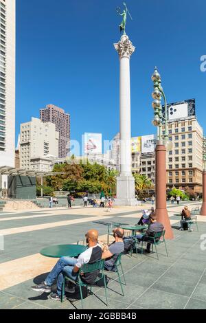 Union Square, San Francisco, Kalifornien, Vereinigte Staaten von Amerika, Nordamerika Stockfoto