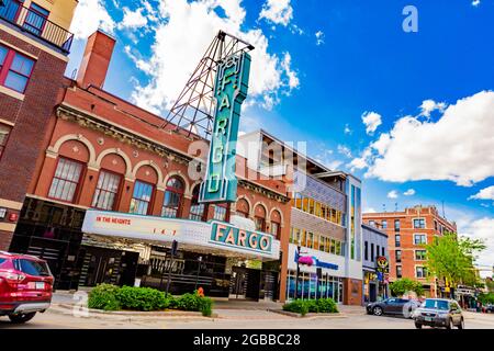 Fargo Theater, Fargo, North Dakota, Vereinigte Staaten von Amerika, Nordamerika Stockfoto