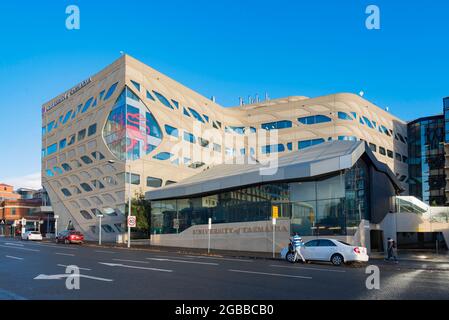 Gebäude des Menzies Institute for Medical Research in Hobart, Tasmanien, Australien, Teil der University of Tasmania Stockfoto