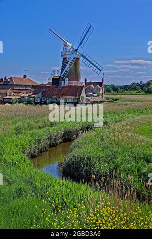 Cley Windmill, Cley-next-the-Sea, in der Nähe holt, Norfolk, England. Stockfoto