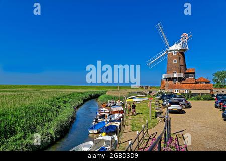 Cley Windmill, Cley-next-the-Sea, in der Nähe holt, Norfolk, England. Stockfoto