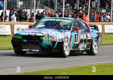 Jake Hill, Ric Wood, Nissan Skyline GT-R R32, Tin Top Titans, die Maestros - Motorsport's Great All-Rounders, Goodwood Festival of Speed, Goodwood Hou Stockfoto